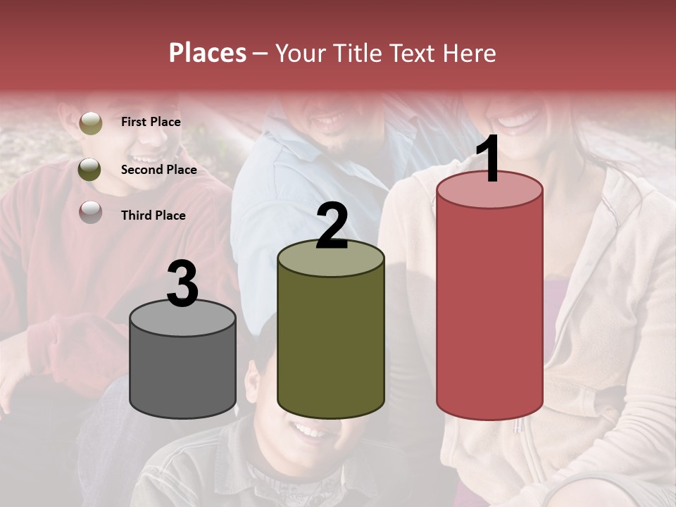 Outdoors Sun Hill PowerPoint Template