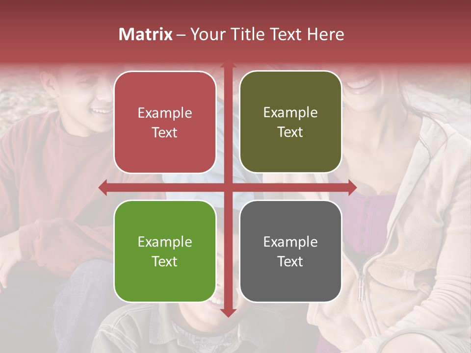 Outdoors Sun Hill PowerPoint Template