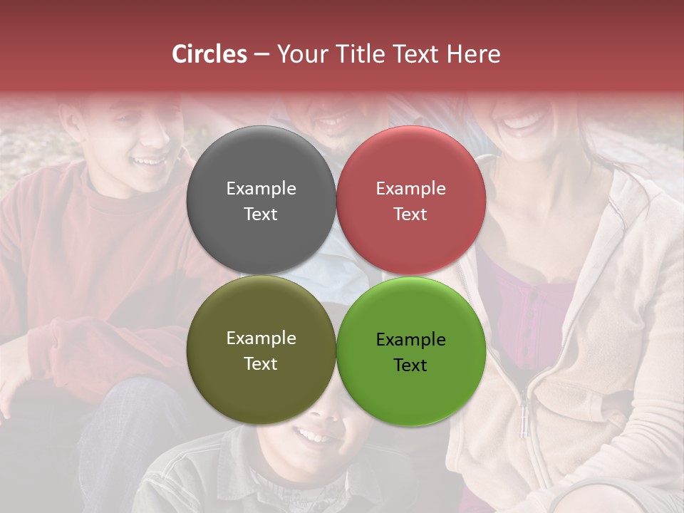 Outdoors Sun Hill PowerPoint Template