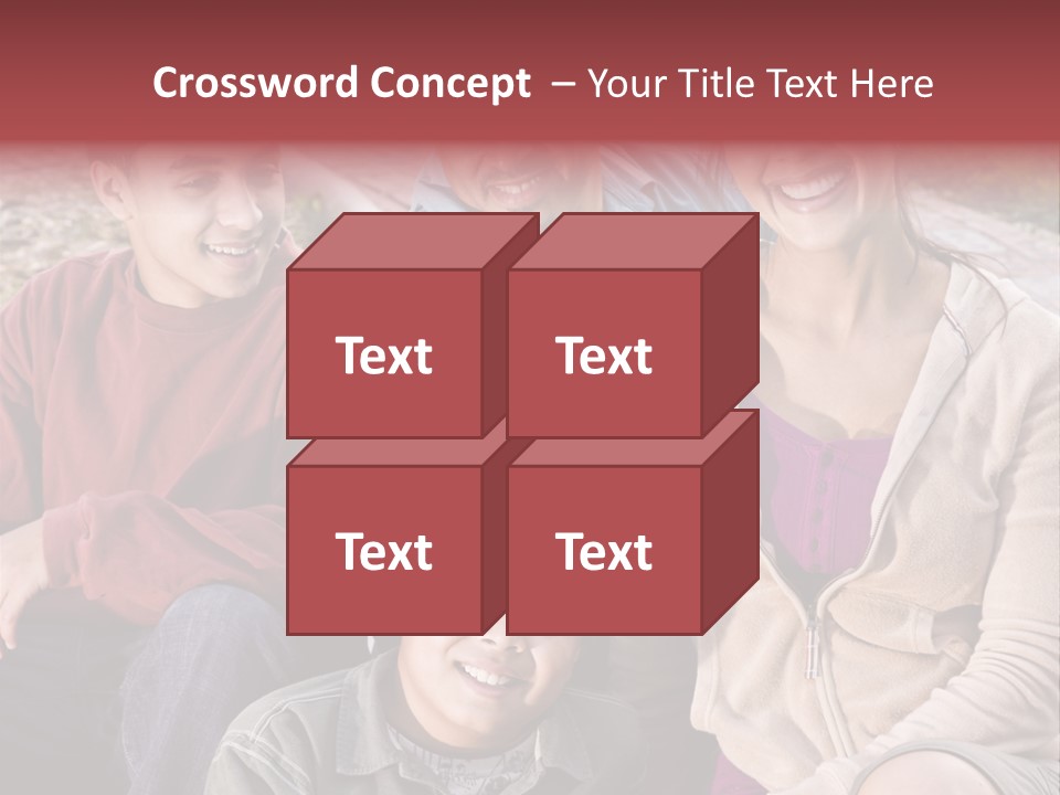 Outdoors Sun Hill PowerPoint Template