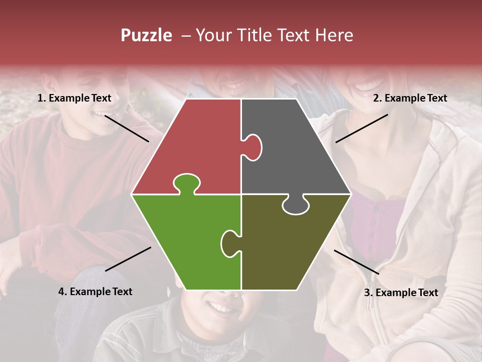 Outdoors Sun Hill PowerPoint Template