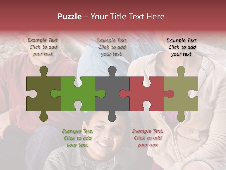 Outdoors Sun Hill PowerPoint Template