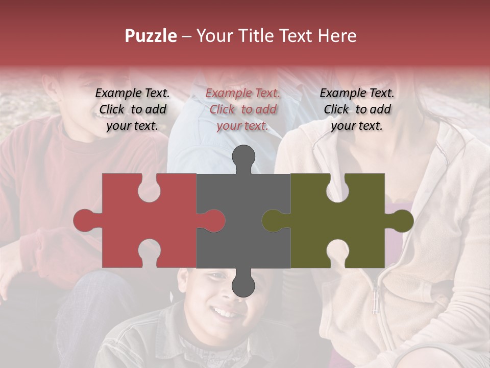 Outdoors Sun Hill PowerPoint Template