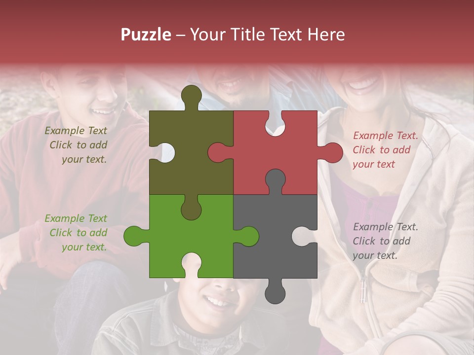 Outdoors Sun Hill PowerPoint Template