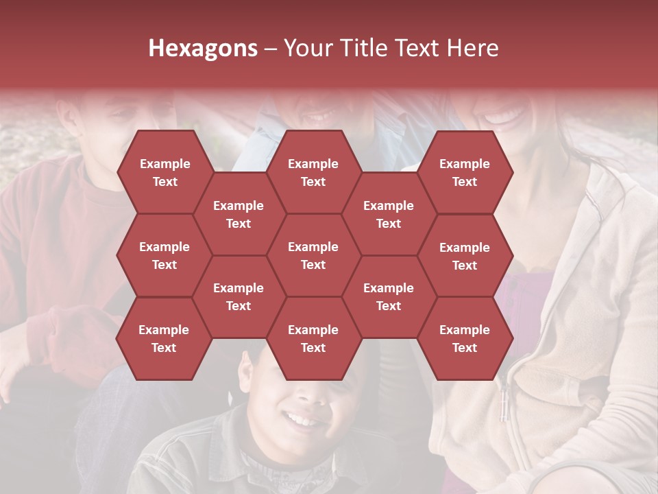 Outdoors Sun Hill PowerPoint Template