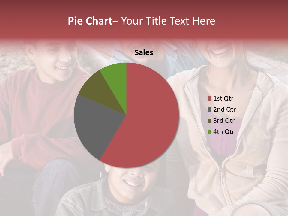 Outdoors Sun Hill PowerPoint Template