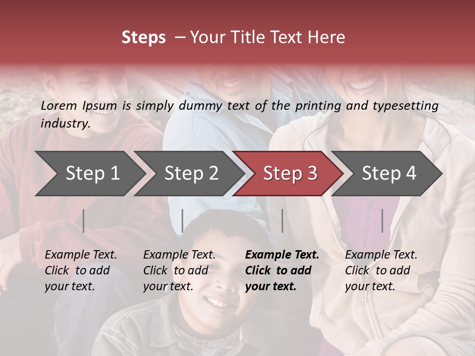 Outdoors Sun Hill PowerPoint Template