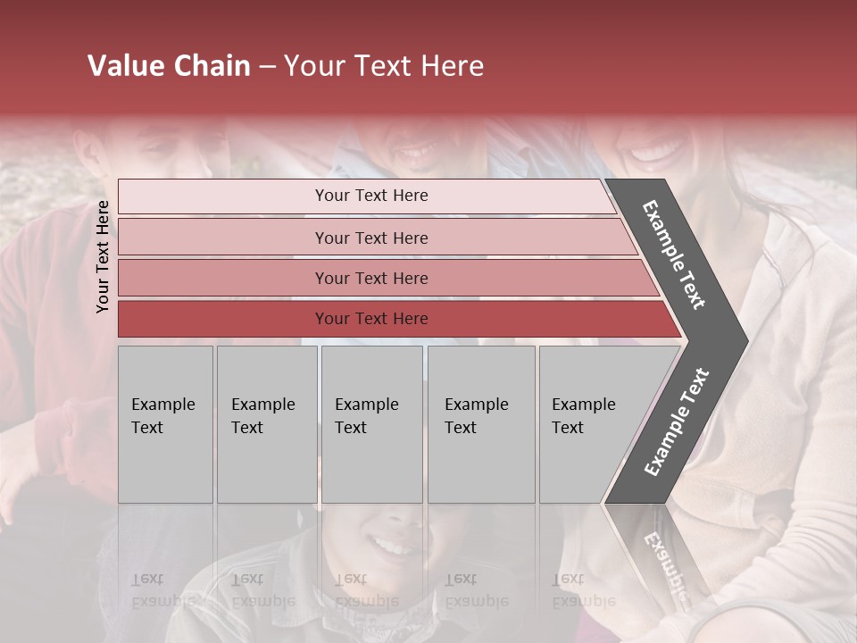 Outdoors Sun Hill PowerPoint Template