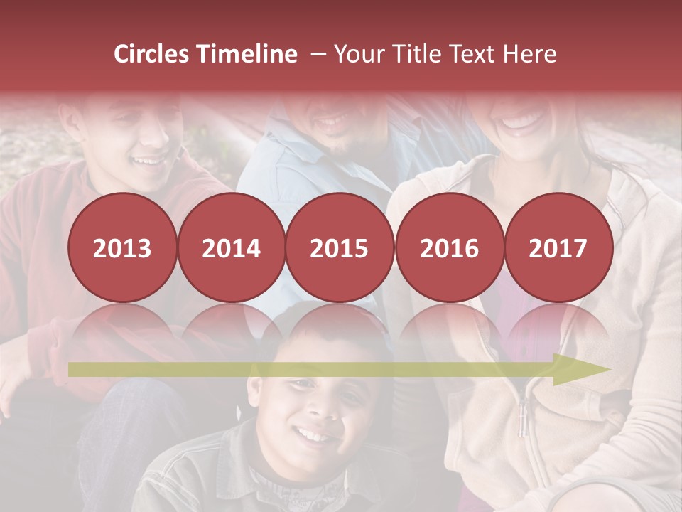 Outdoors Sun Hill PowerPoint Template