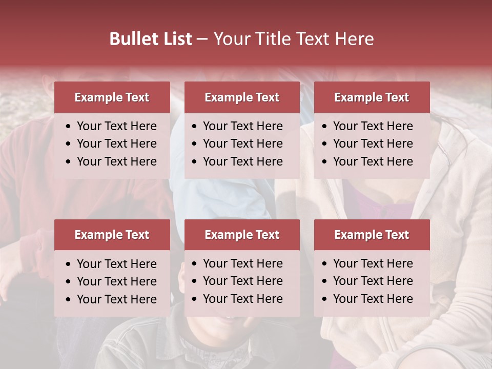 Outdoors Sun Hill PowerPoint Template