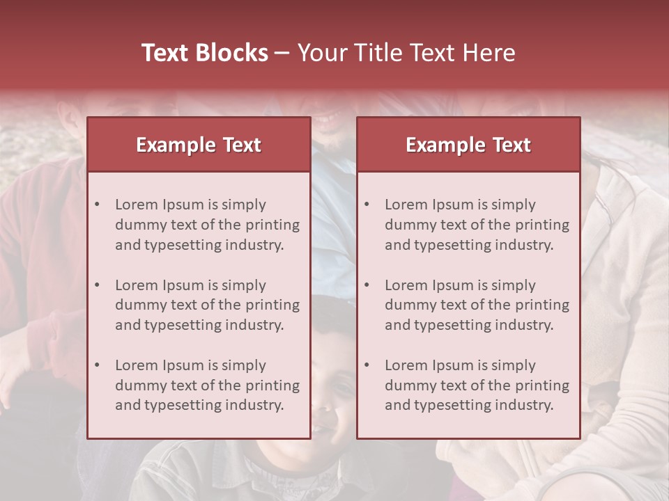 Outdoors Sun Hill PowerPoint Template