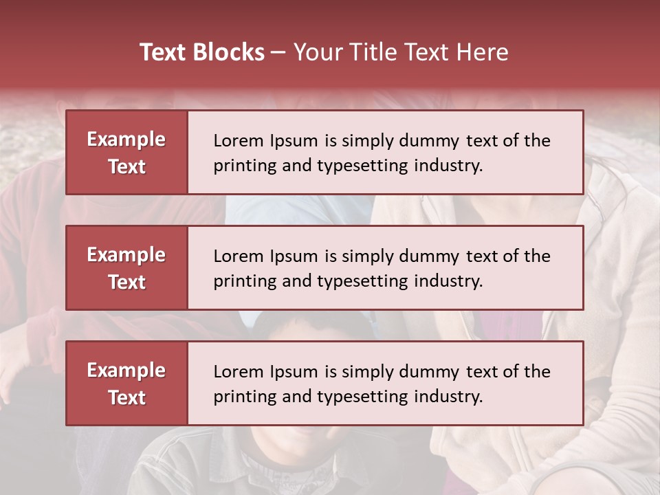 Outdoors Sun Hill PowerPoint Template