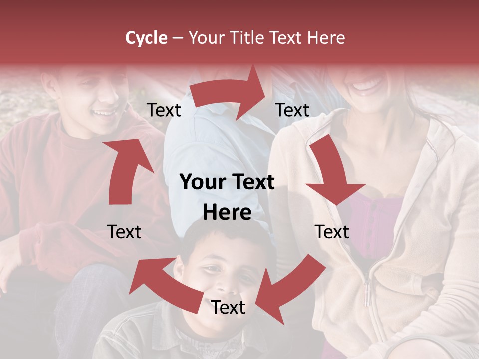 Outdoors Sun Hill PowerPoint Template