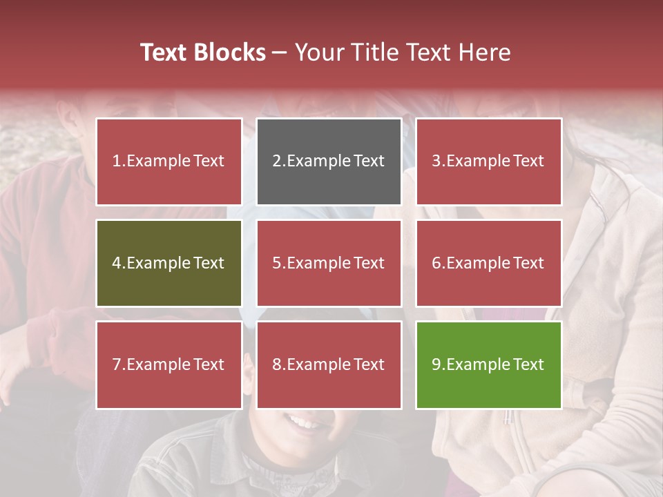 Outdoors Sun Hill PowerPoint Template