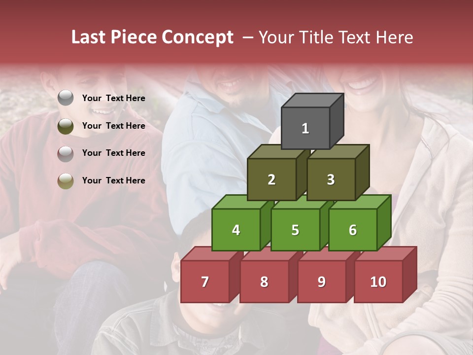 Outdoors Sun Hill PowerPoint Template