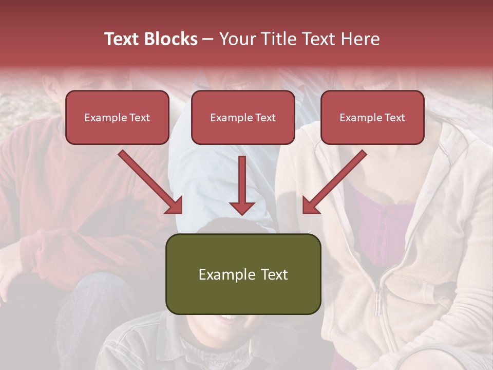 Outdoors Sun Hill PowerPoint Template