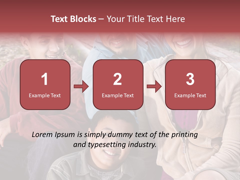 Outdoors Sun Hill PowerPoint Template