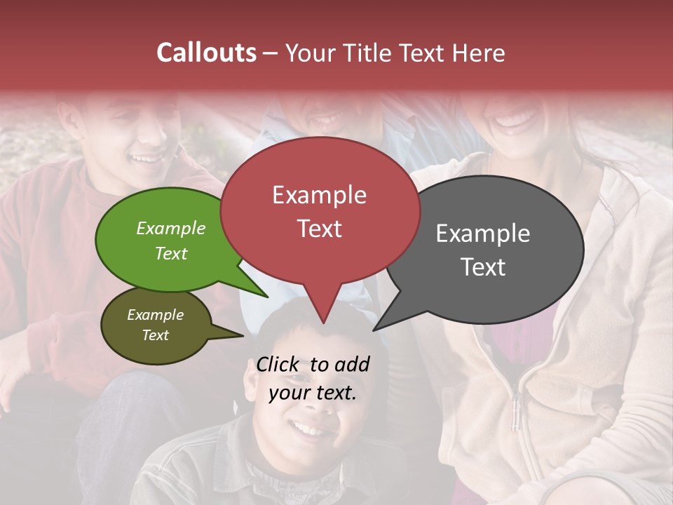 Outdoors Sun Hill PowerPoint Template