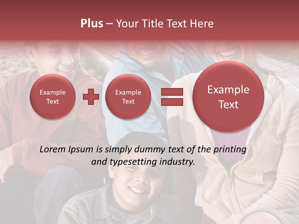 Outdoors Sun Hill PowerPoint Template