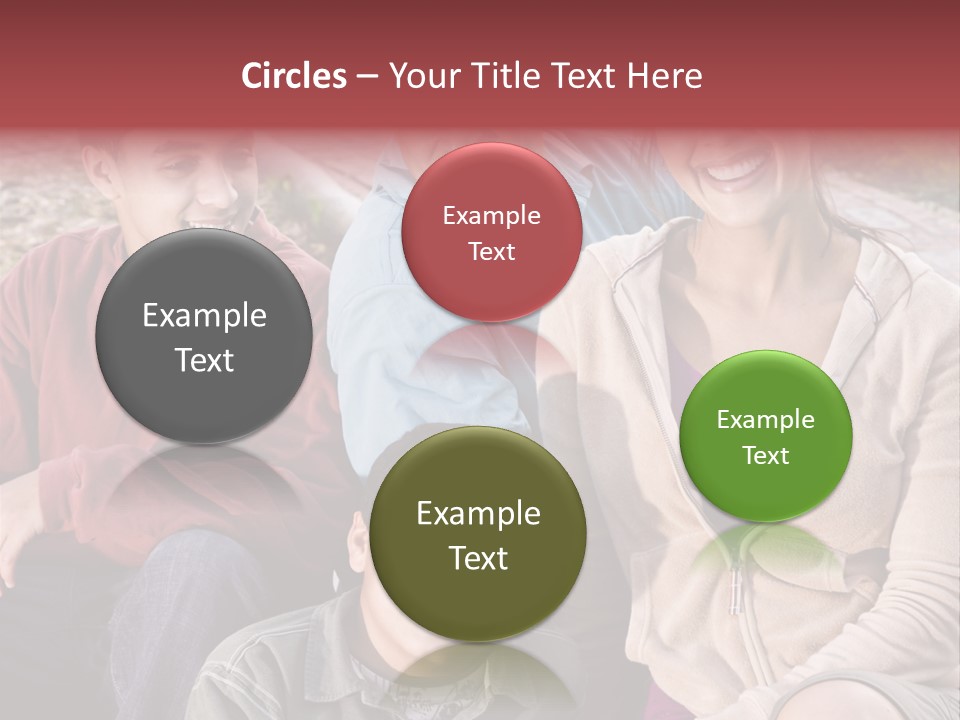 Outdoors Sun Hill PowerPoint Template