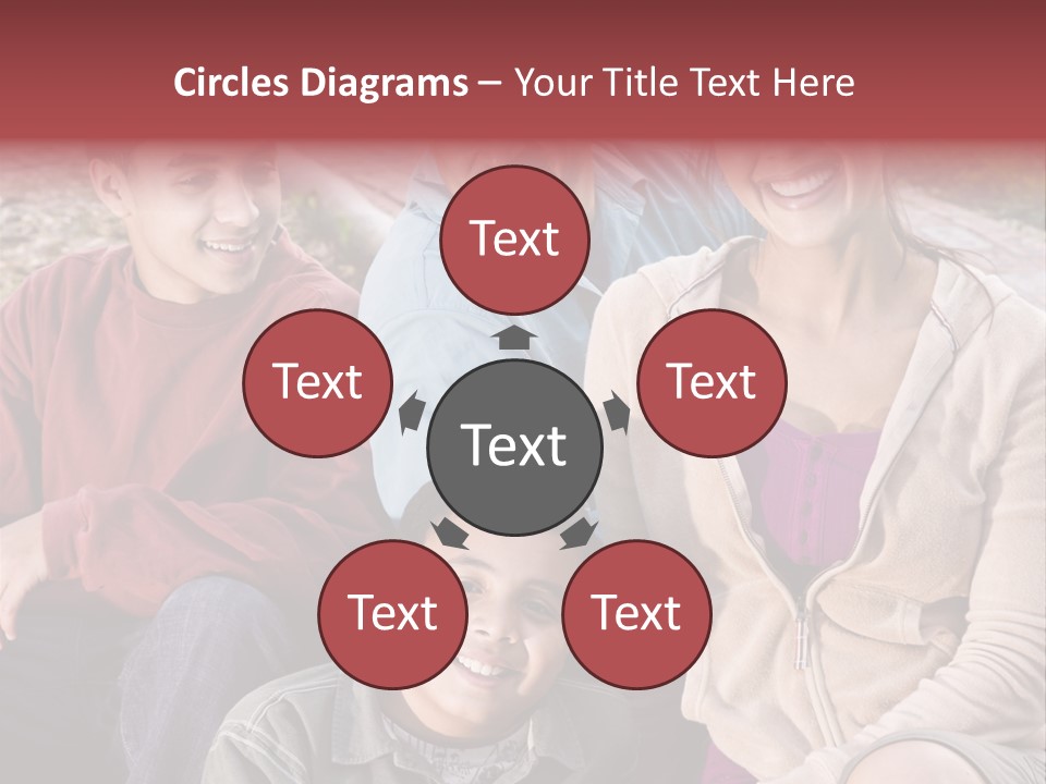 Outdoors Sun Hill PowerPoint Template