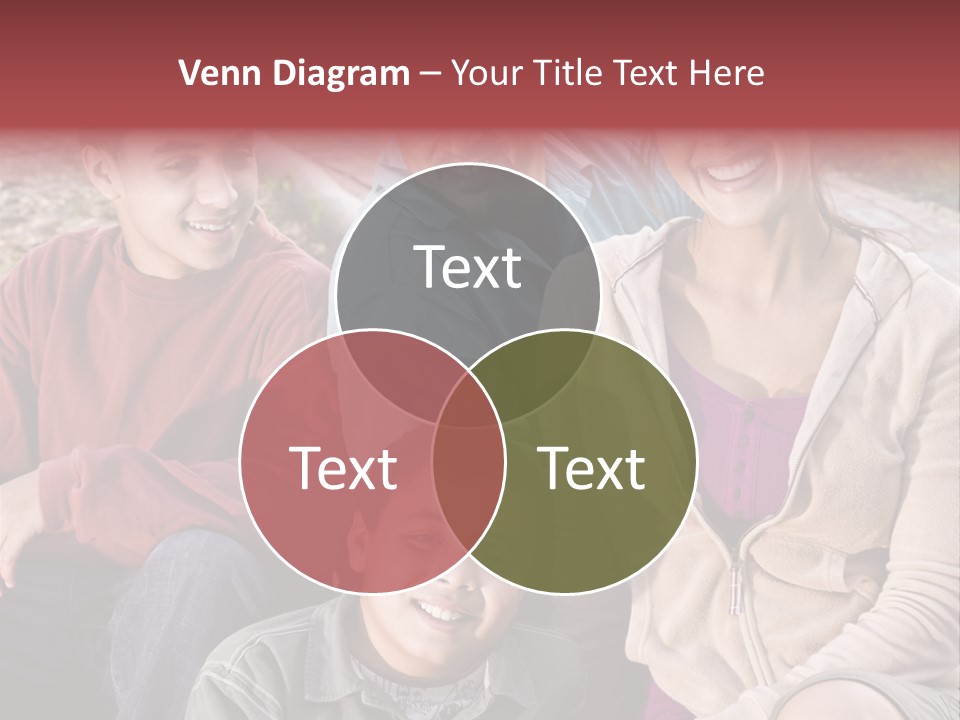 Outdoors Sun Hill PowerPoint Template