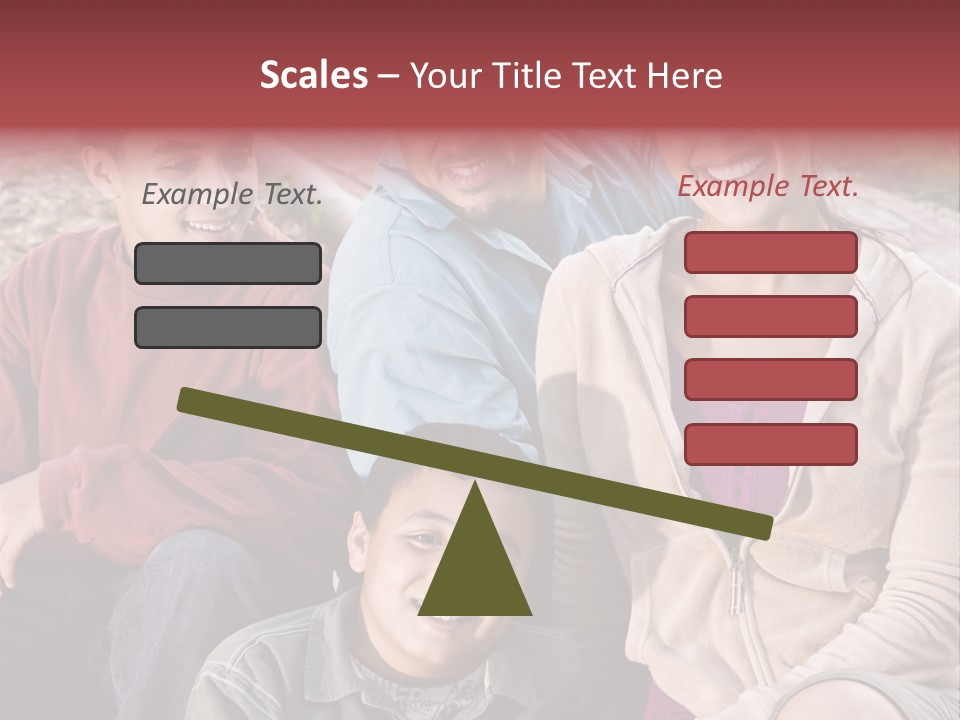 Outdoors Sun Hill PowerPoint Template