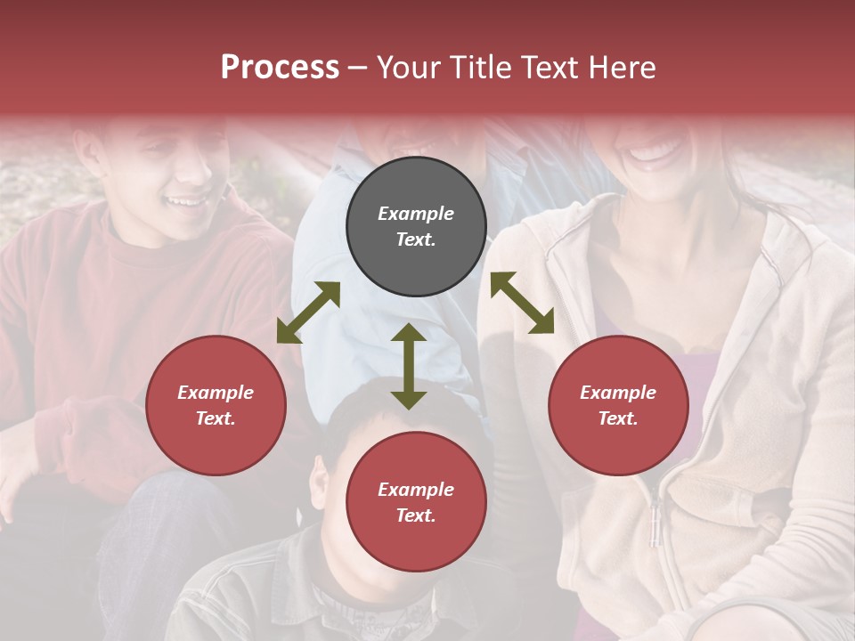 Outdoors Sun Hill PowerPoint Template