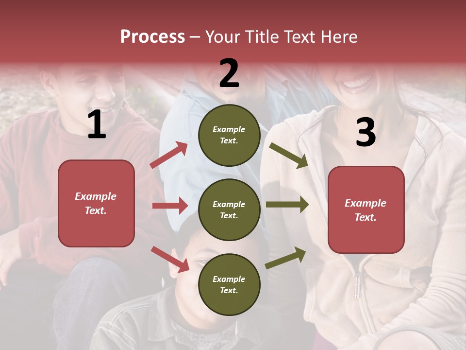 Outdoors Sun Hill PowerPoint Template