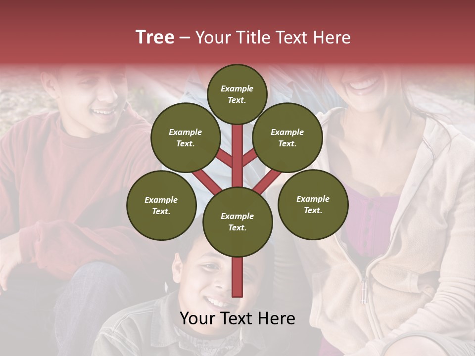 Outdoors Sun Hill PowerPoint Template