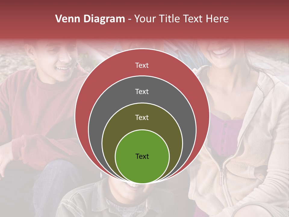 Outdoors Sun Hill PowerPoint Template