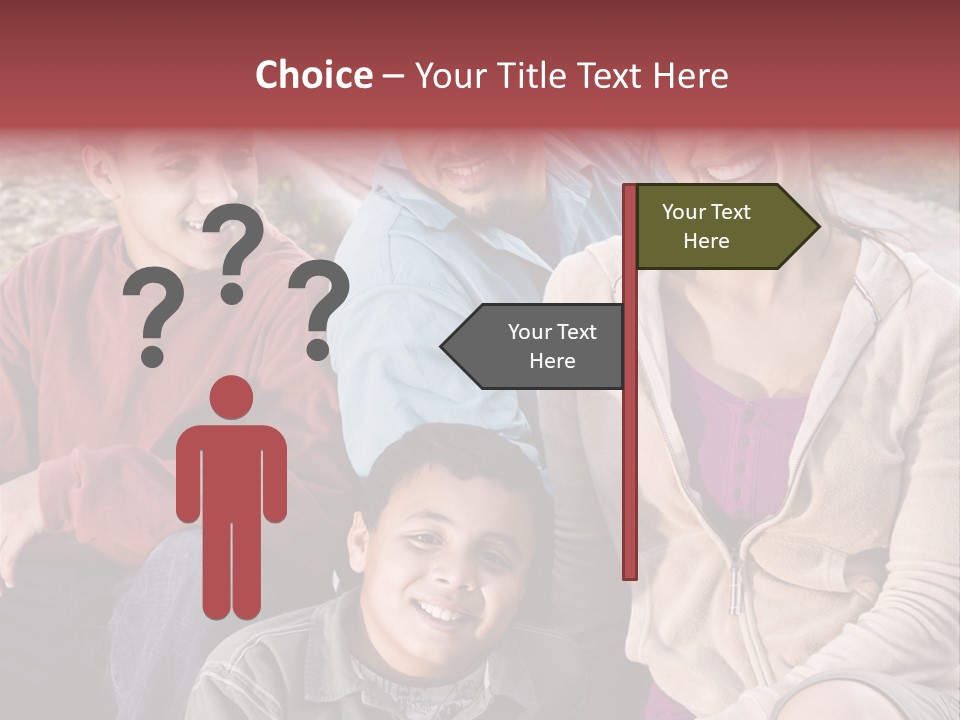 Outdoors Sun Hill PowerPoint Template