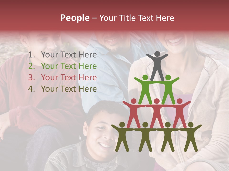 Outdoors Sun Hill PowerPoint Template