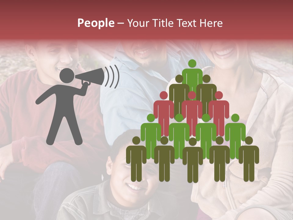 Outdoors Sun Hill PowerPoint Template