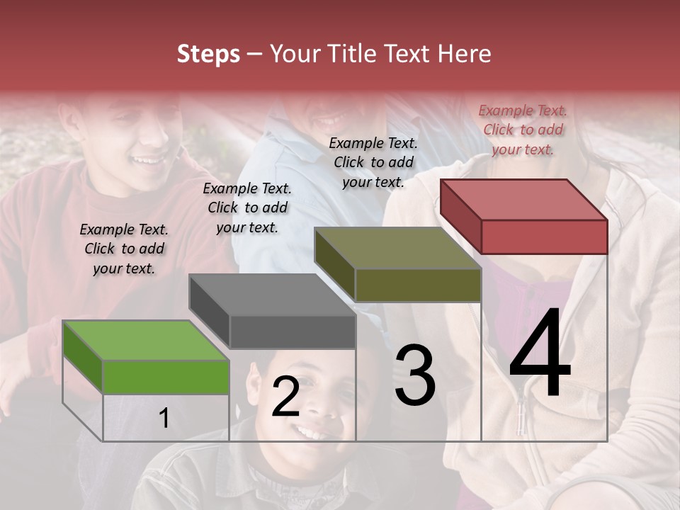 Outdoors Sun Hill PowerPoint Template