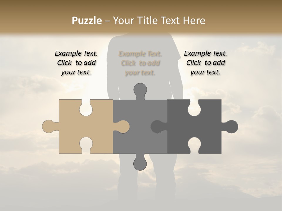 Outdoors Sun Hill PowerPoint Template