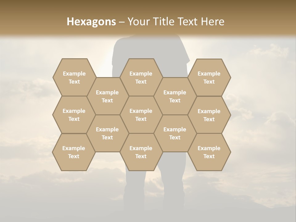 Outdoors Sun Hill PowerPoint Template