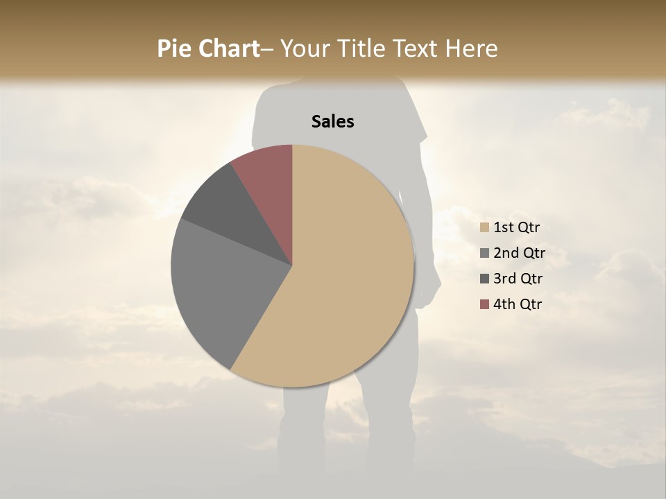 Outdoors Sun Hill PowerPoint Template