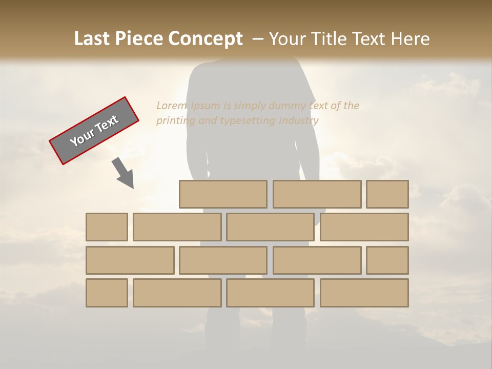 Outdoors Sun Hill PowerPoint Template