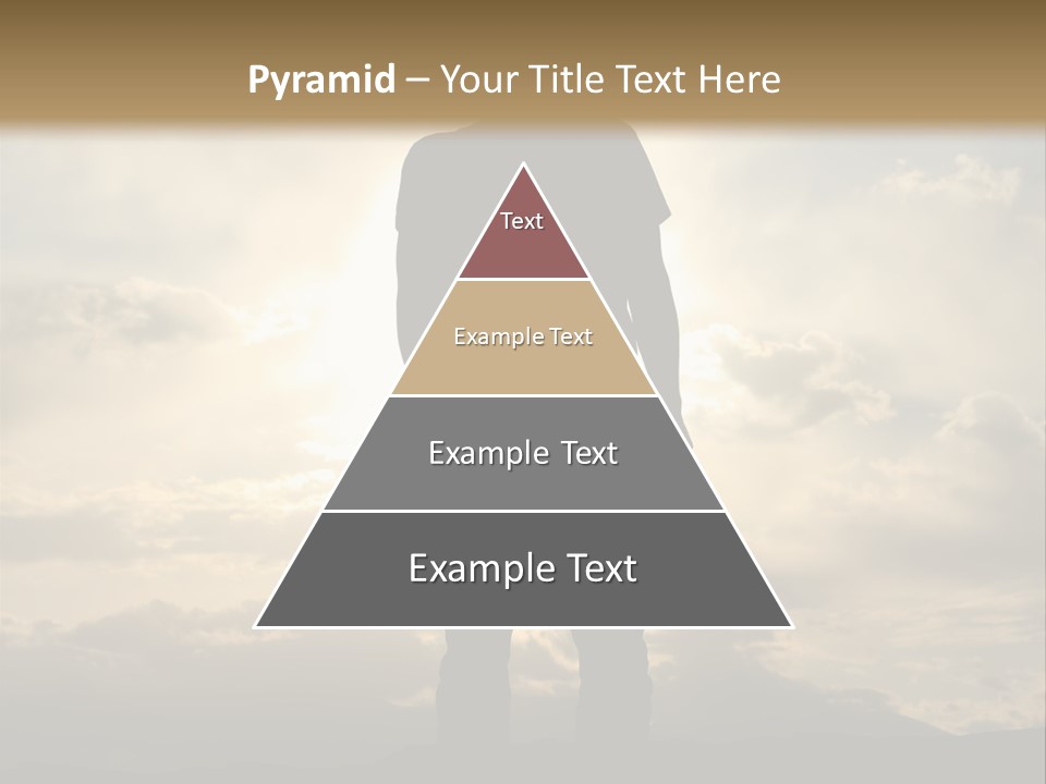 Outdoors Sun Hill PowerPoint Template