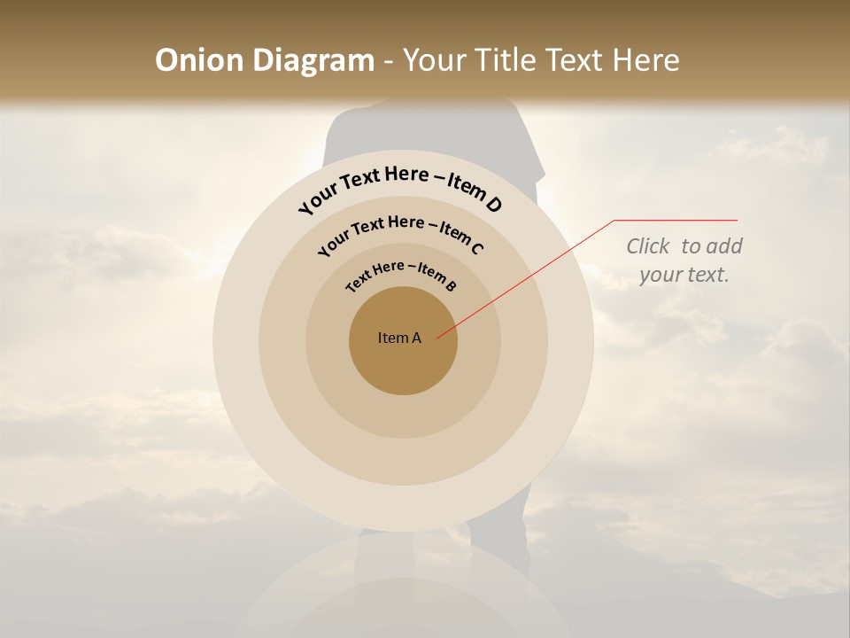 Outdoors Sun Hill PowerPoint Template