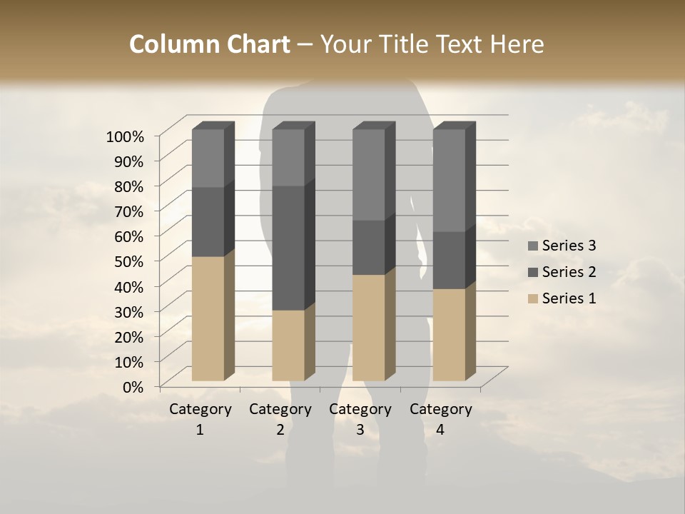 Outdoors Sun Hill PowerPoint Template