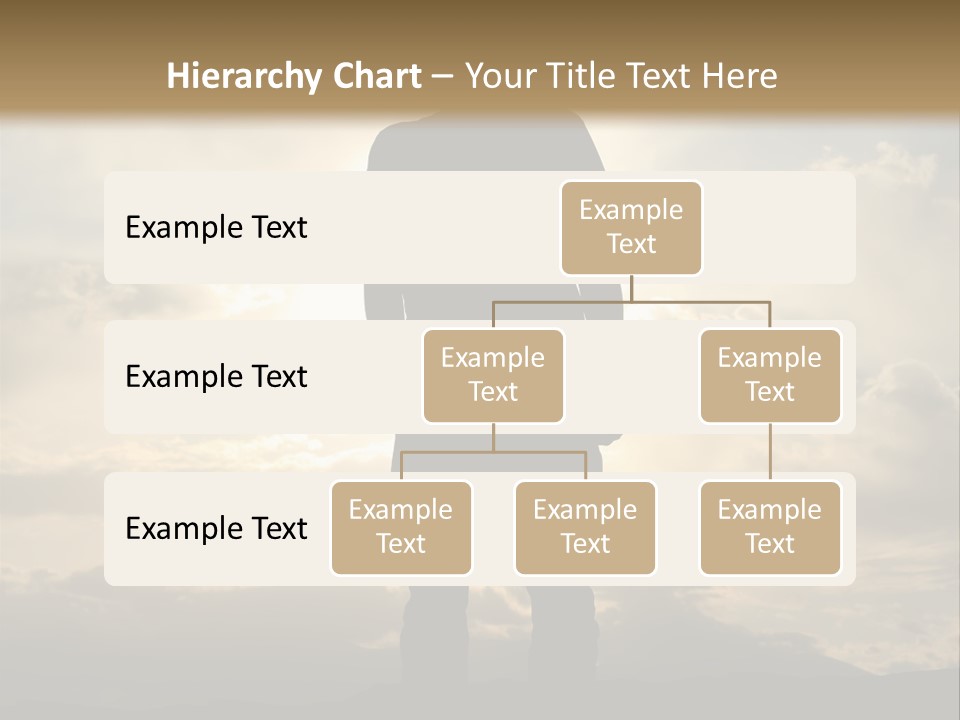 Outdoors Sun Hill PowerPoint Template