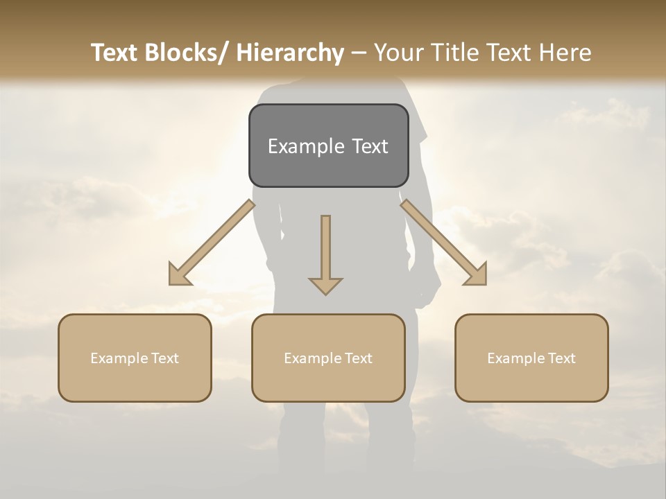 Outdoors Sun Hill PowerPoint Template