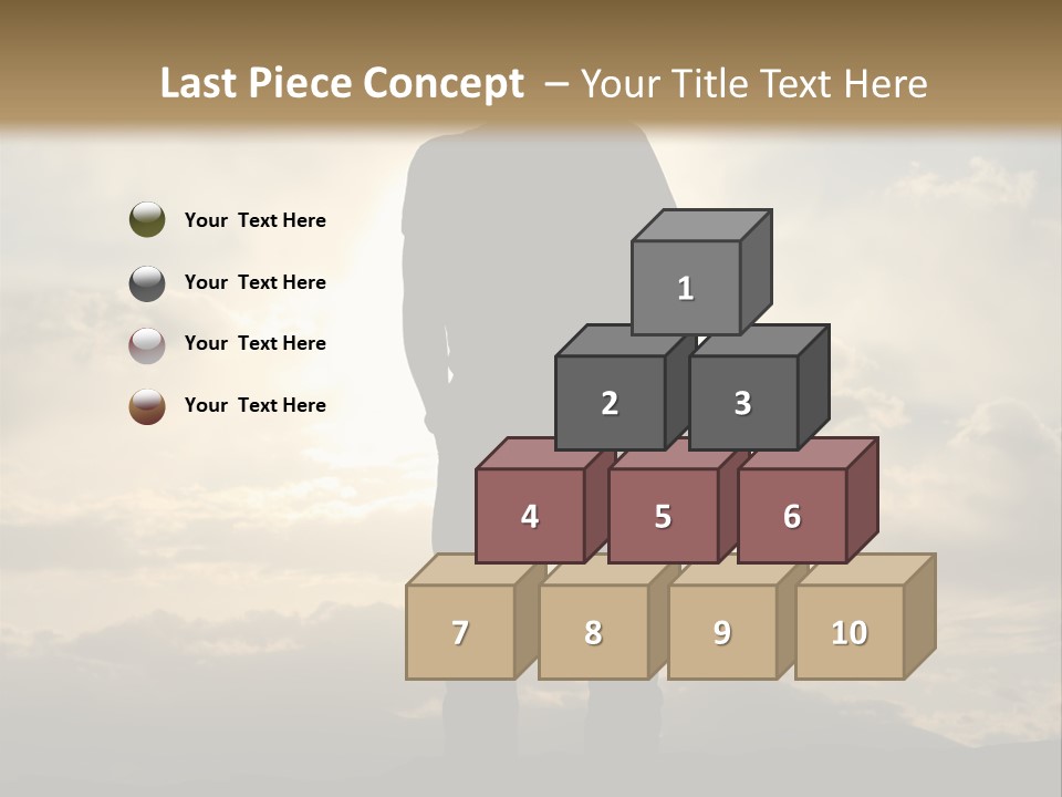 Outdoors Sun Hill PowerPoint Template