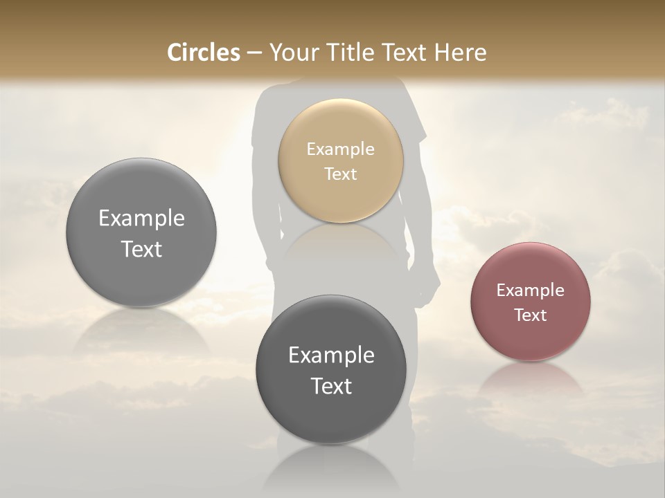 Outdoors Sun Hill PowerPoint Template