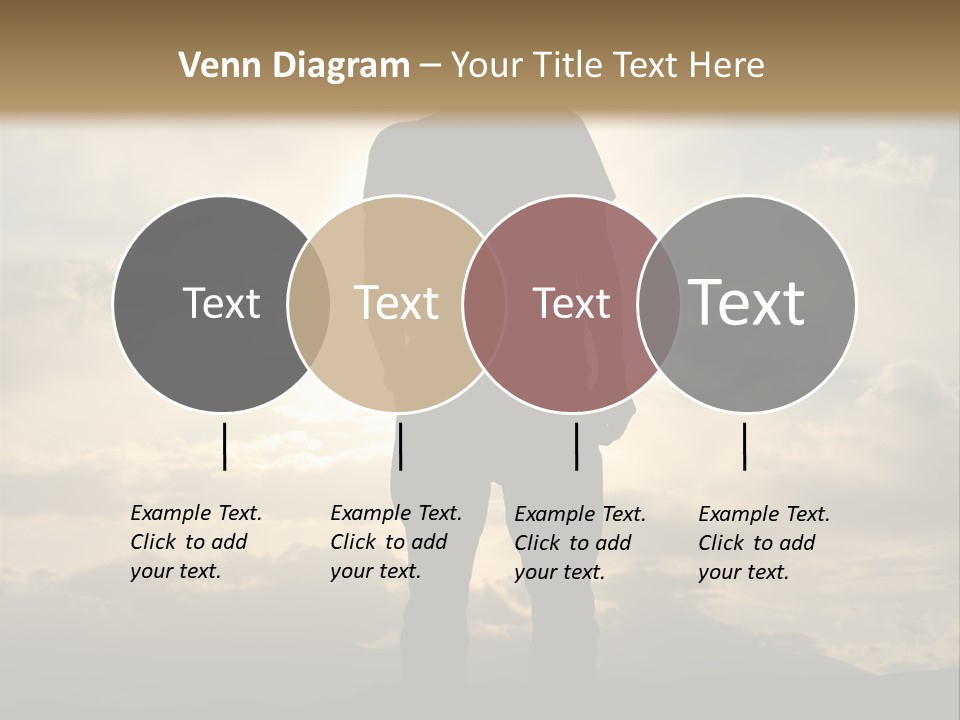 Outdoors Sun Hill PowerPoint Template