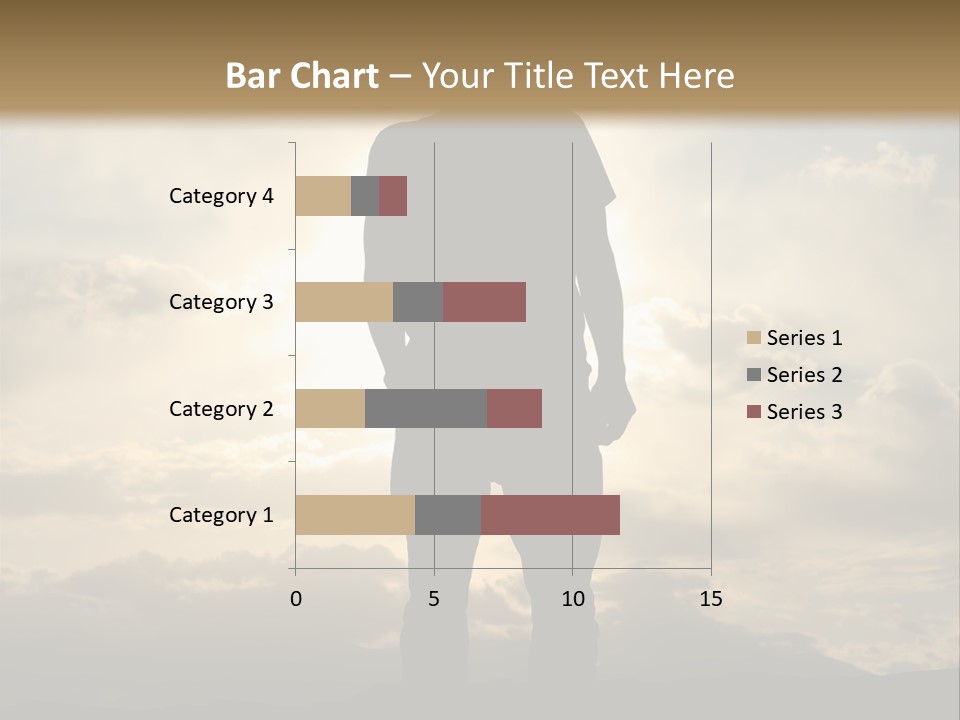Outdoors Sun Hill PowerPoint Template