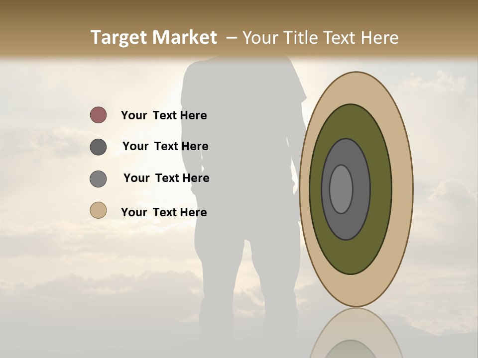 Outdoors Sun Hill PowerPoint Template