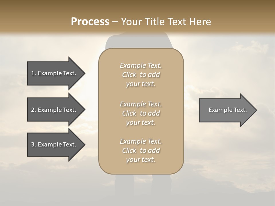 Outdoors Sun Hill PowerPoint Template